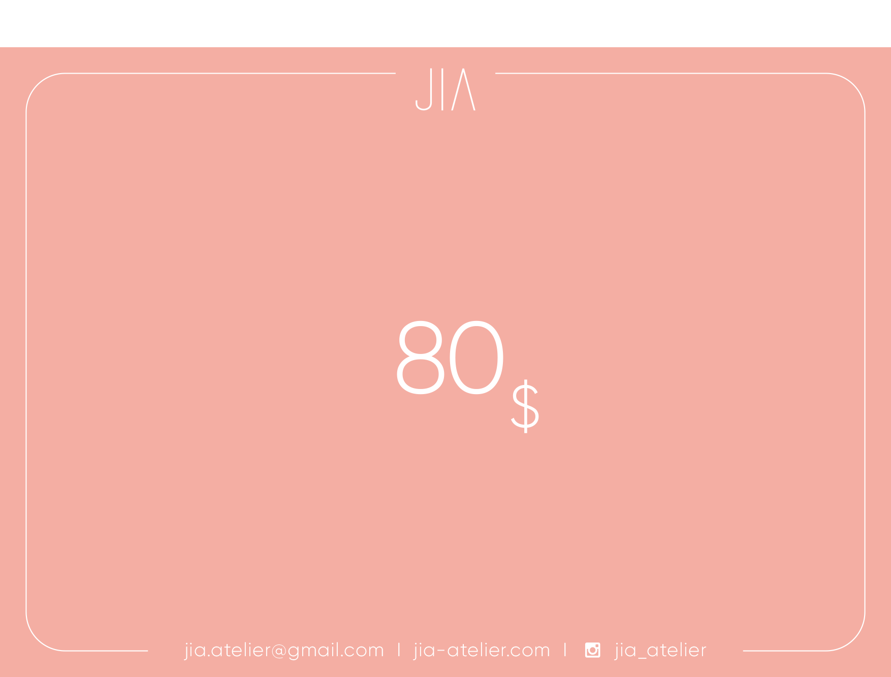 GIFT CARD - J I Λ atelier