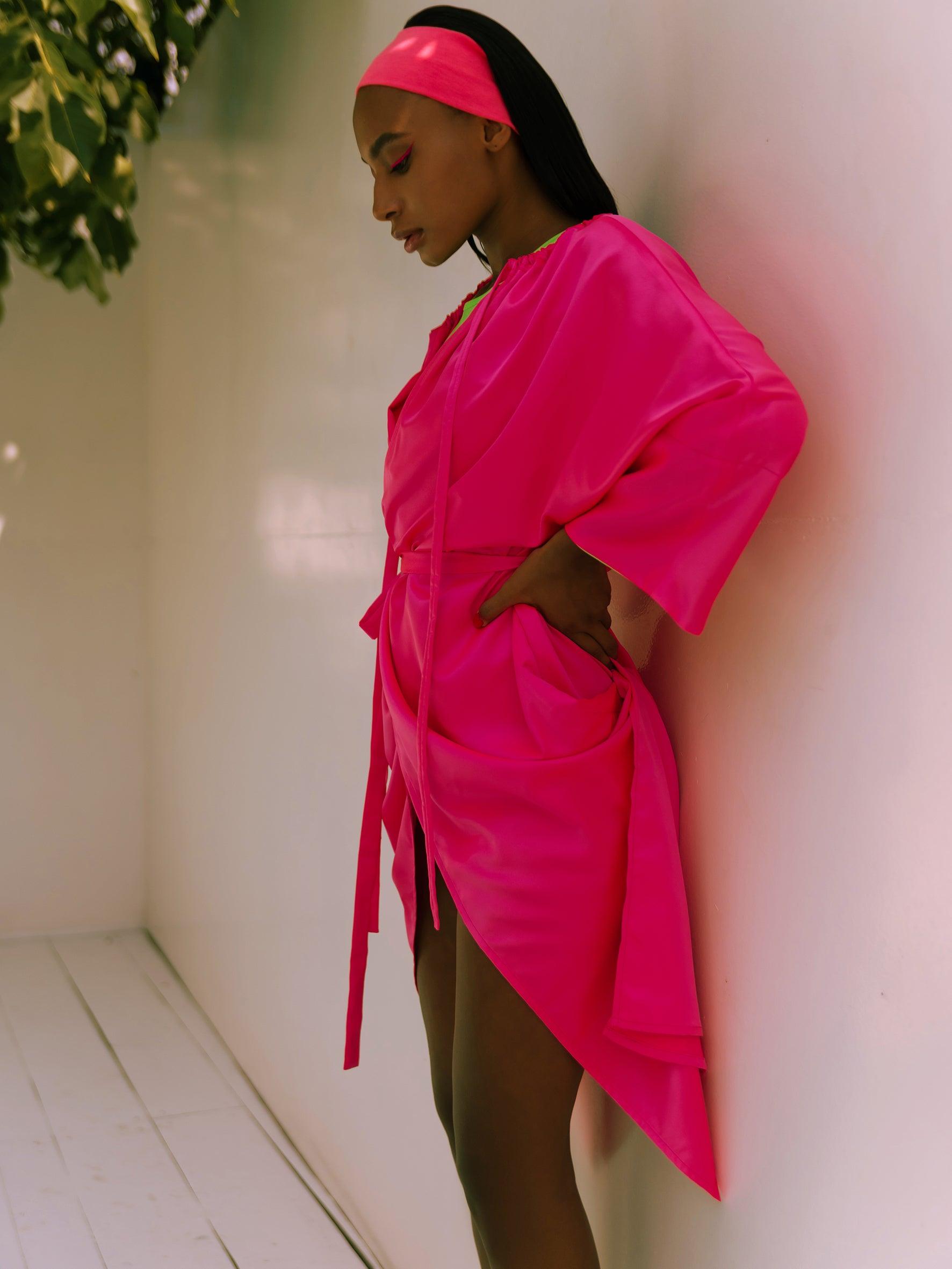 PEACHY ARIEL CAPE - J I Λ atelier