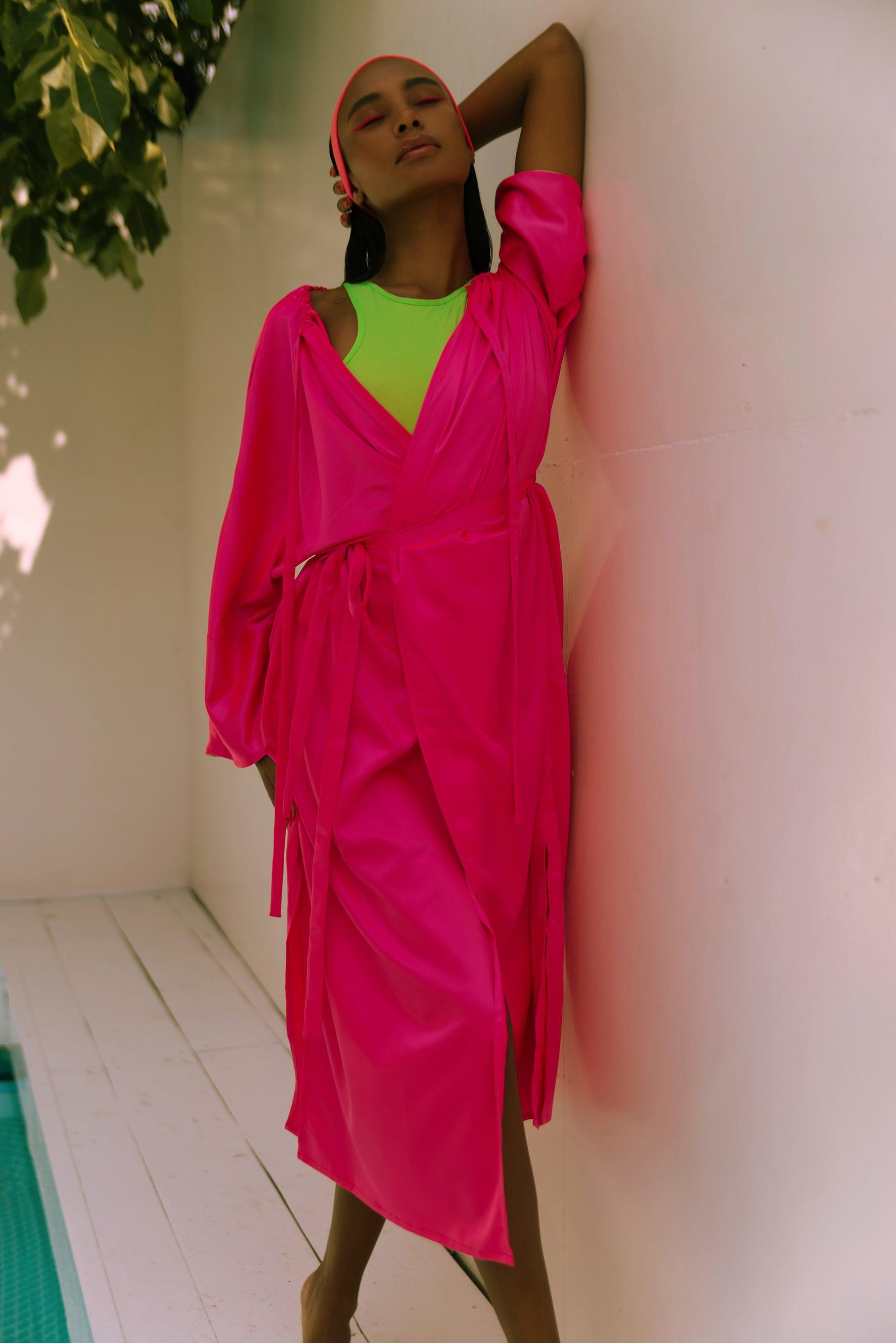 PEACHY ARIEL CAPE - J I Λ atelier