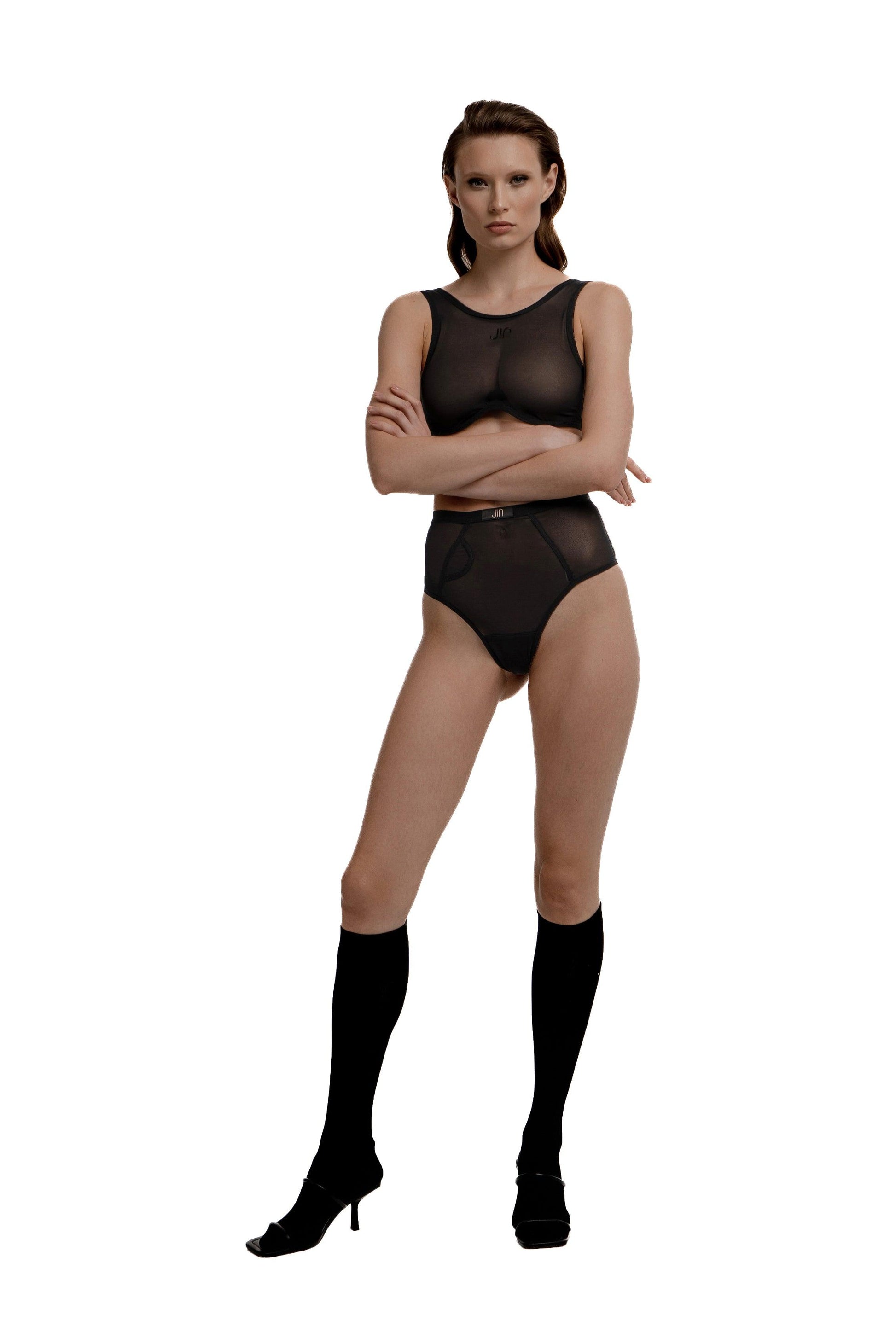 DENSE High-waist pants JB (2/5) - J I Λ atelier