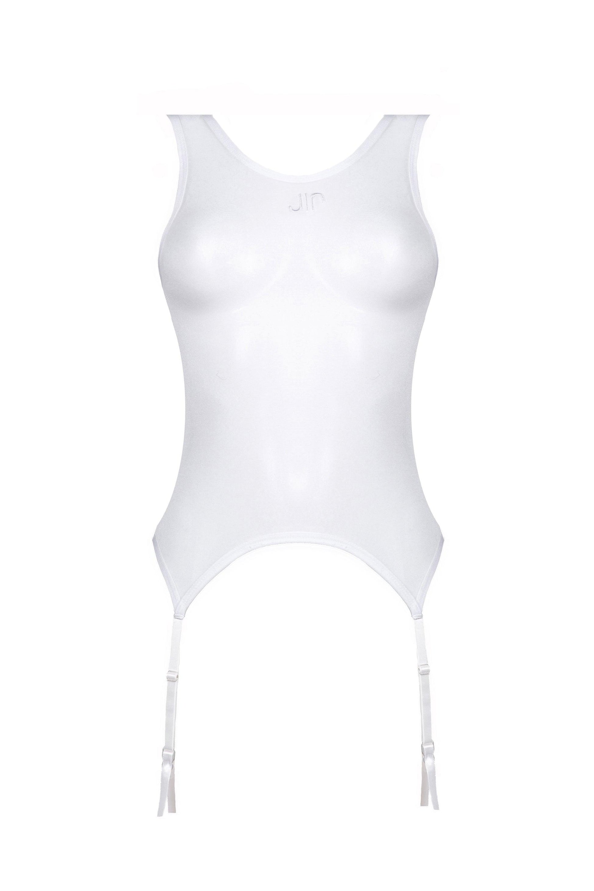 T-shirt with suspenders JW (6) - J I Λ atelier