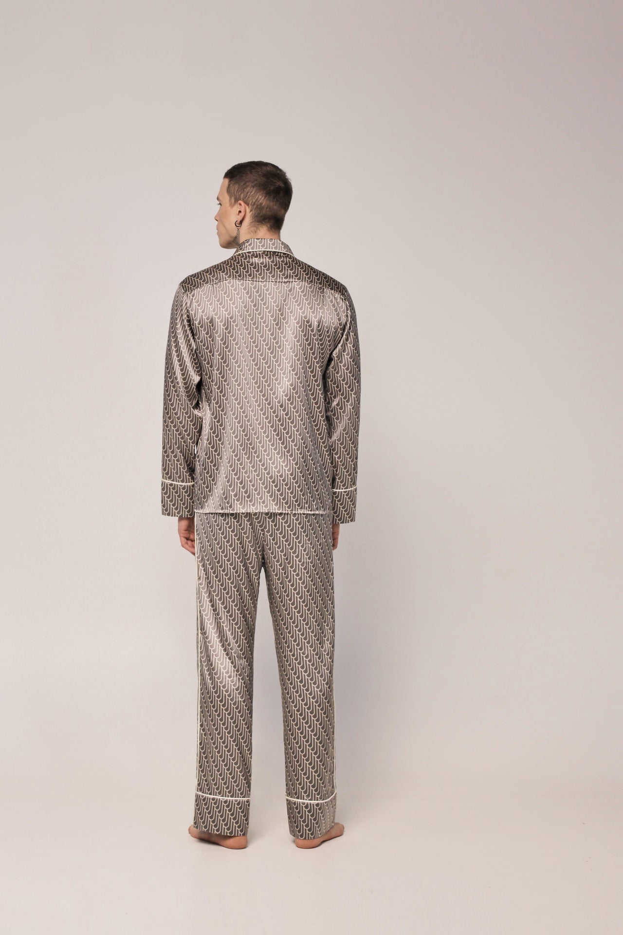 SILK PAJAMAS for MAN - J I Λ atelier